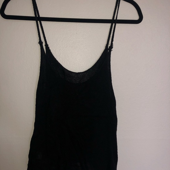 Black mesh tank top - Picture 2 of 2